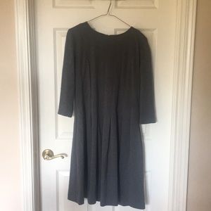 {Donated} Fit and Flare 3/4 sleeve length Dress